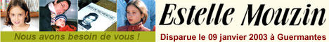 Estelle, 9 ans Disparue le 09 janvier 2003 � Guermantes